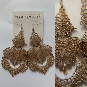 Francesca’s Gold Earrings